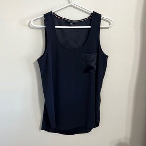 Tommy Hilfiger silky tank top navy blue XS